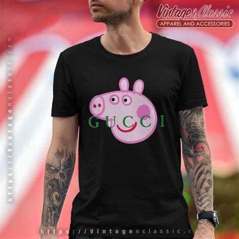 fake peppa pig gucci shirt|peppa pig gucci merch.